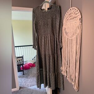 Amazon Green Floral Dress